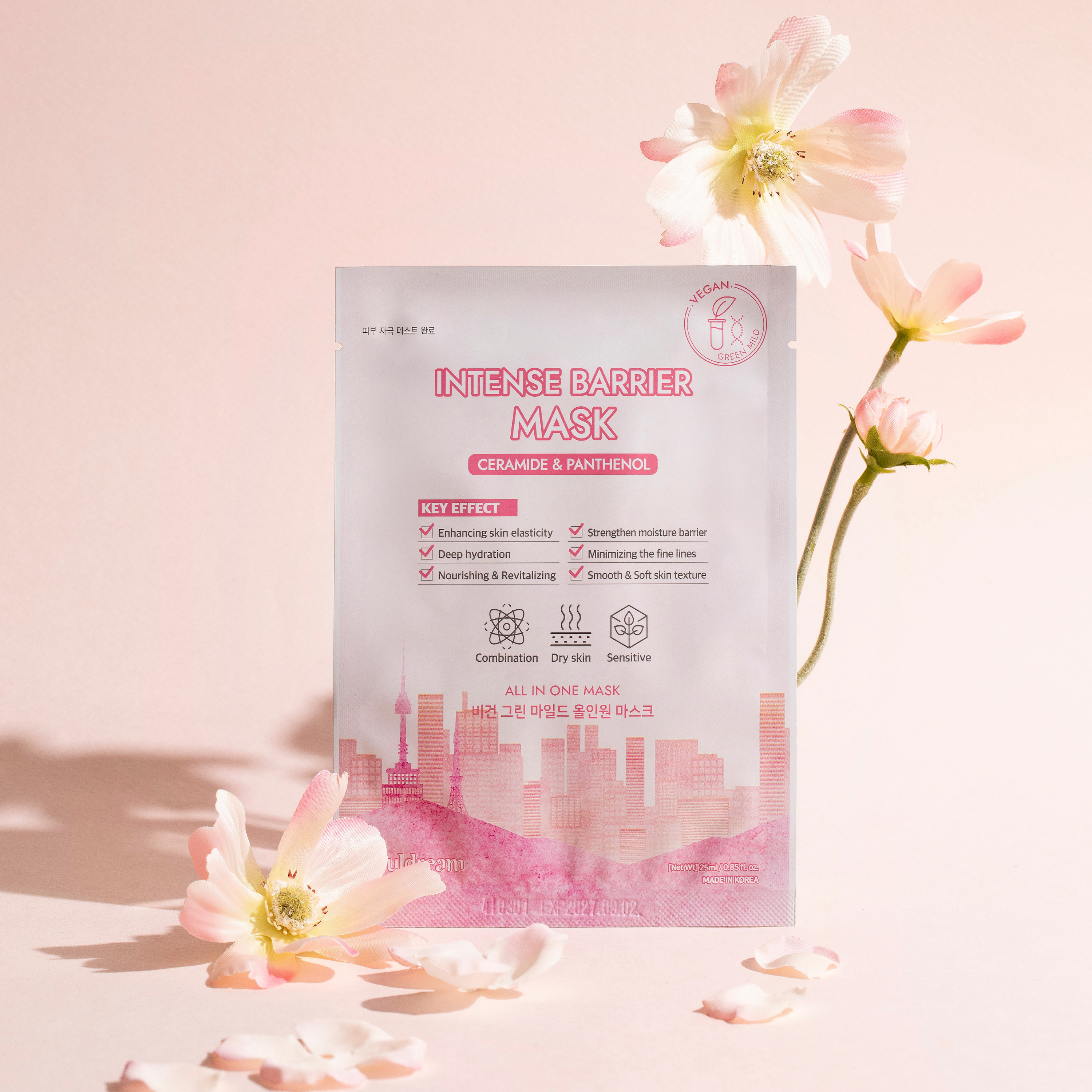 MASCHERA VEGAN GREEN MILD