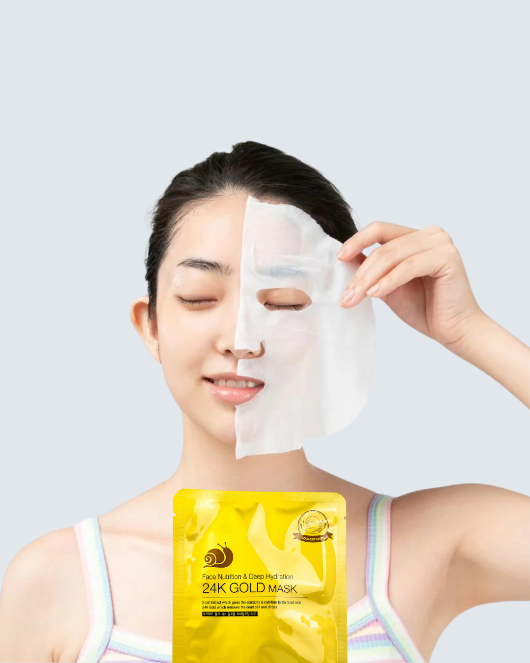 KIT 10 MASCHERE GOLD