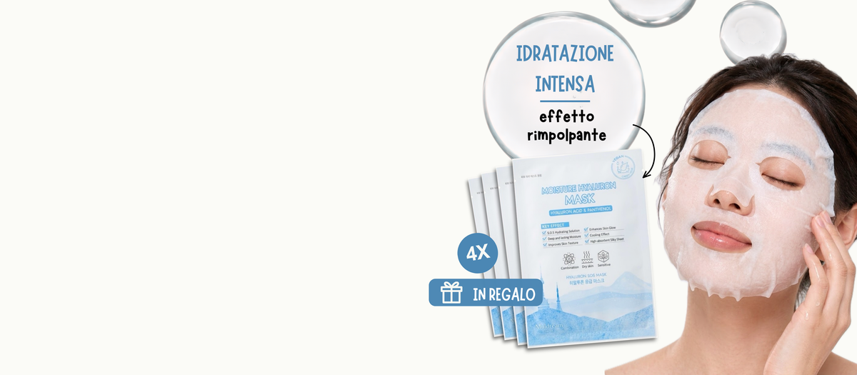 <p>Acquista €100 di prodotti e ricevi 4 maschere in omaggio.</p>