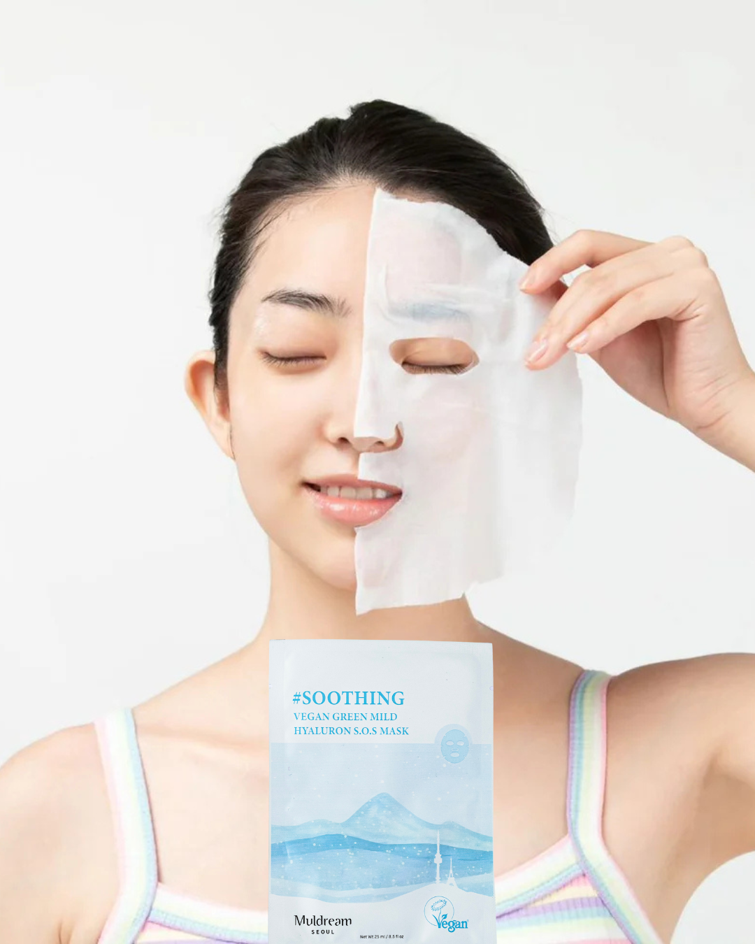 VEGAN GREEN MILD HYALURON S.O.S MASK