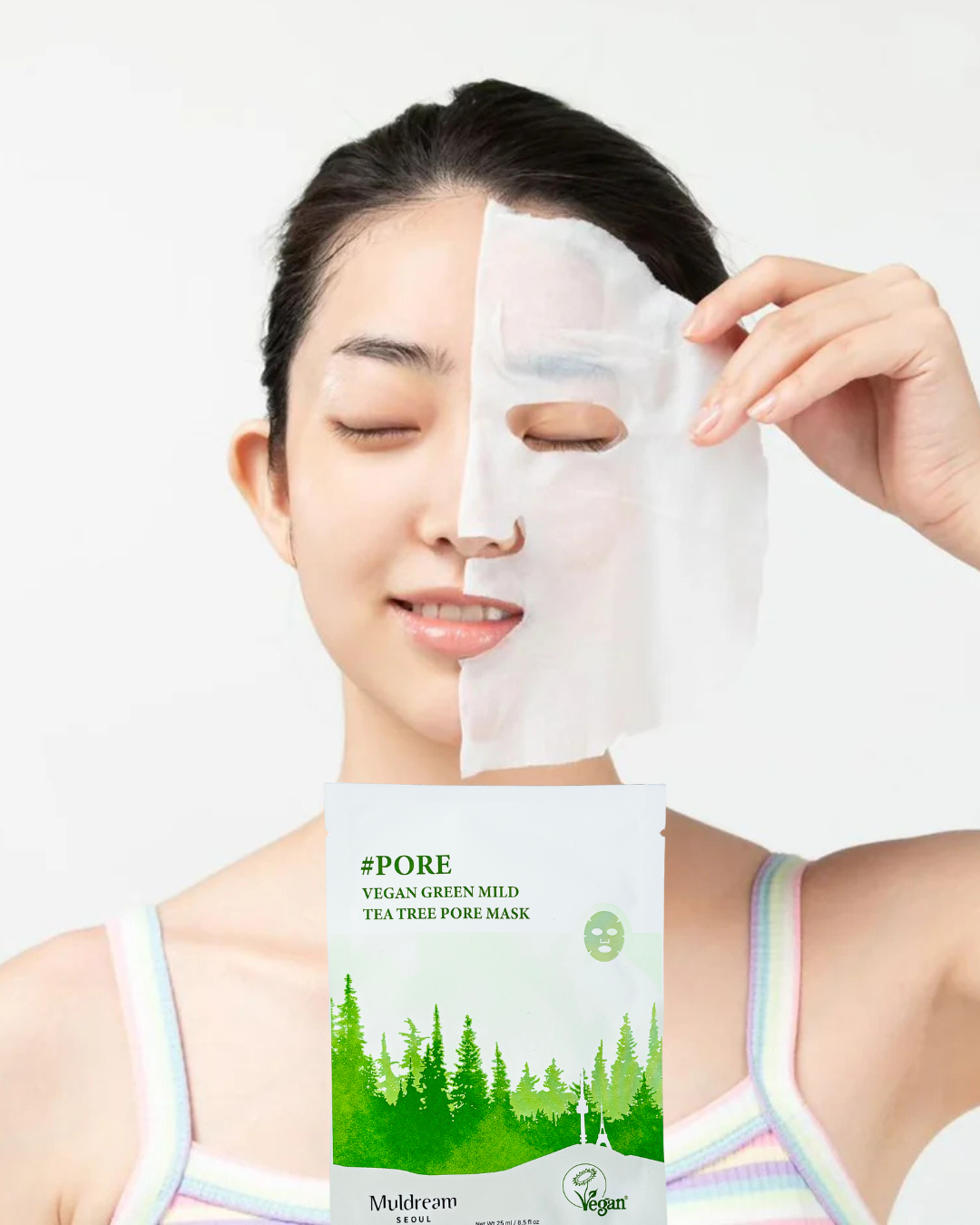 VEGAN GREEN MILD TEA TREE PORE MASK